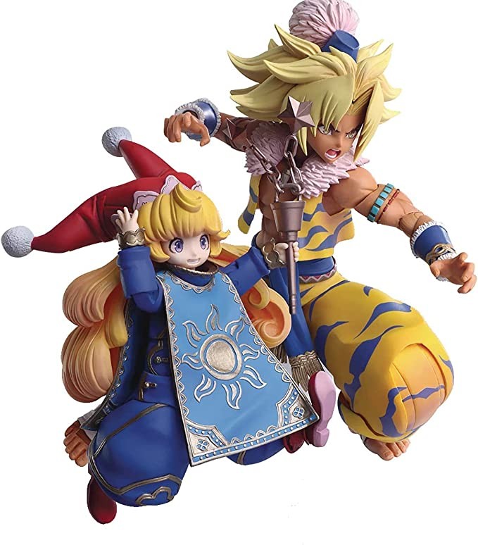 Square Enix Magic Trial: Kevin & Charlotte Bring Arts Action Figure Set, Multicolor