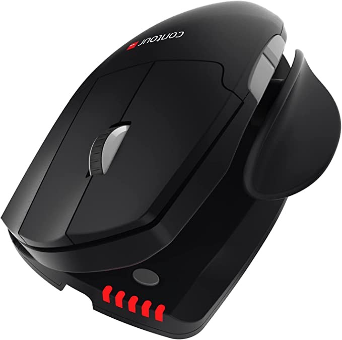 Contour Multifunction Mouse PC Mouse Black Wireless