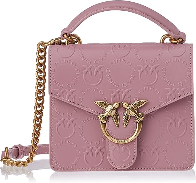PINKO Women's Love Mini Top Handle New Monog Handbag, One Size